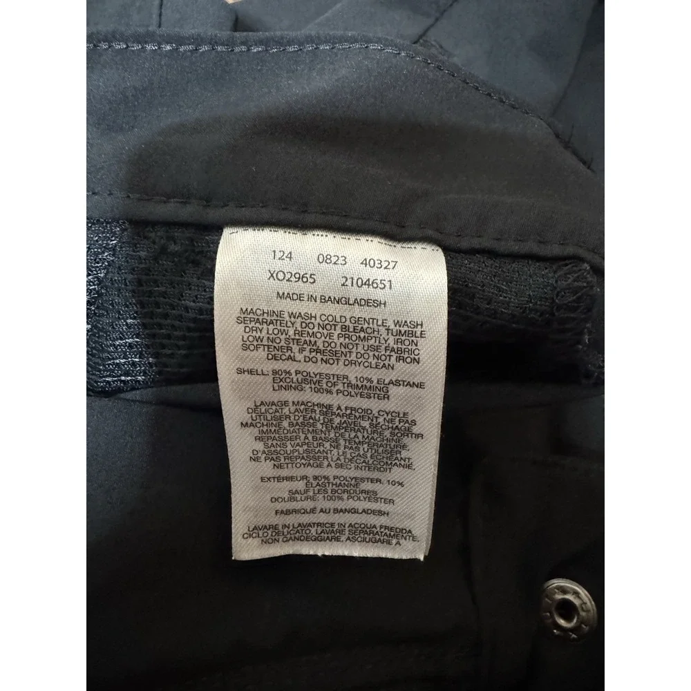 Columbia Mens 42 Black Performance Active Hiking Shorts Stretch Cargo Zip Pocket
